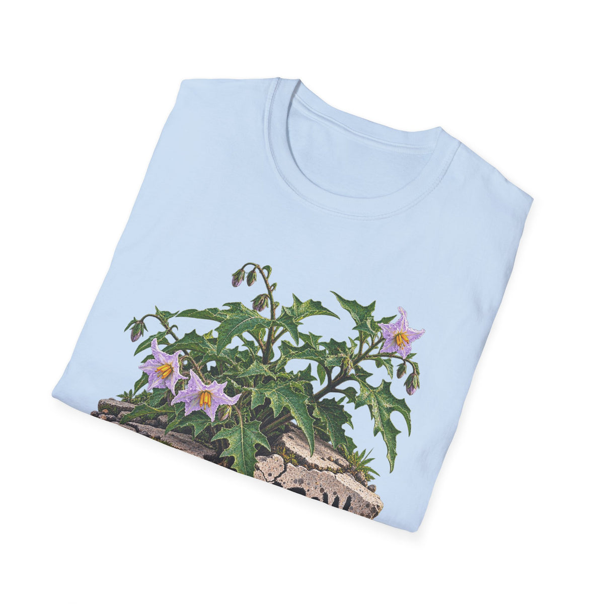 Grow Anyway Floral T-Shirt — Resilient Plant Illustration Tee