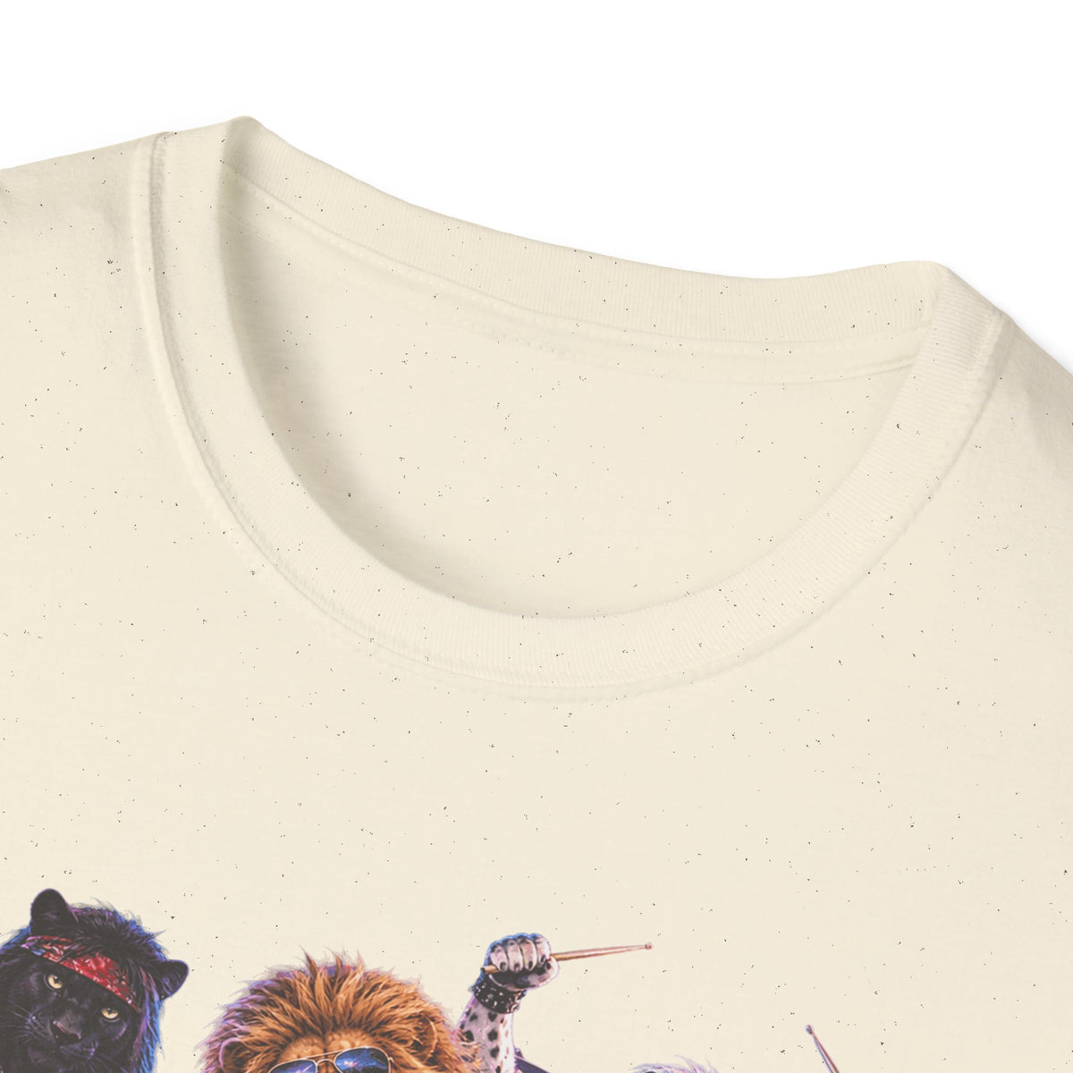 Retro 80s Big Cat Rock Band Wild at Heart Graphic Tee