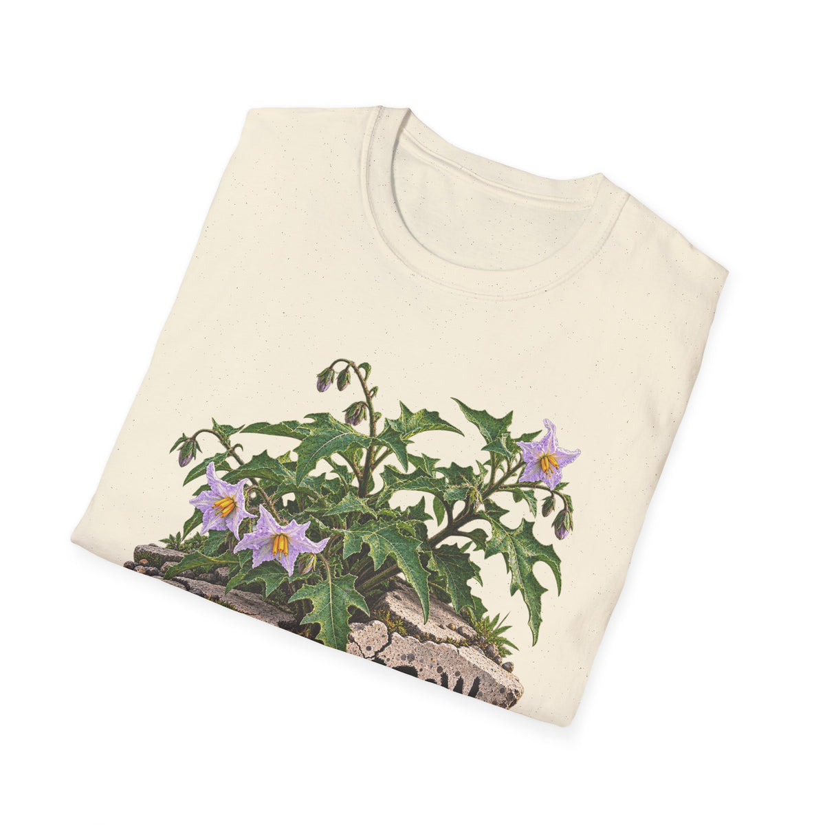 Grow Anyway Floral T-Shirt — Resilient Plant Illustration Tee