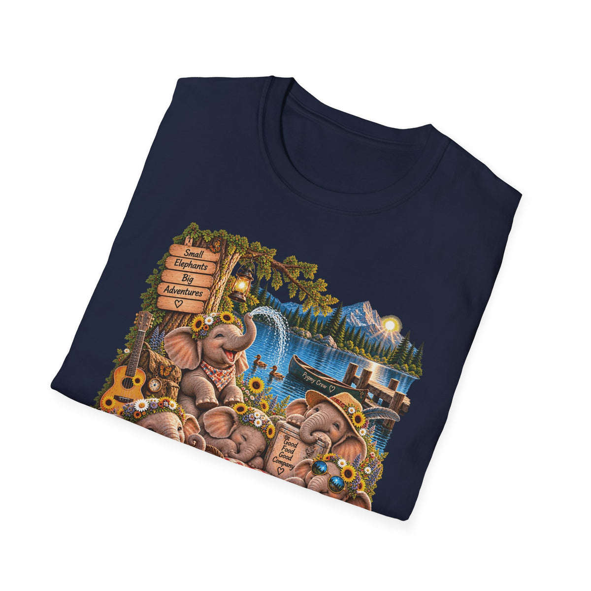 Musical Elephants Graphic Tee