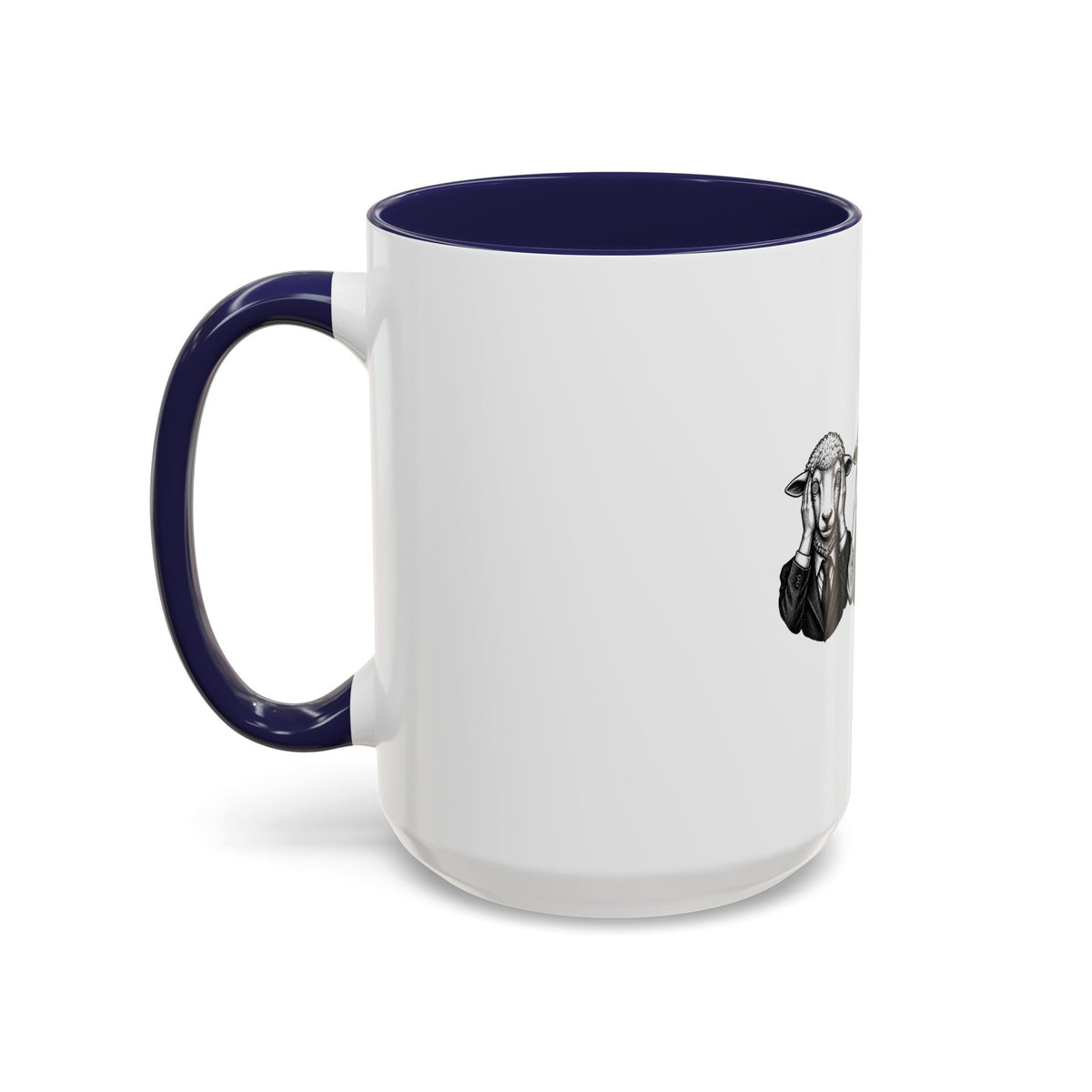 See No Evil Sheeple Coffee Mug (11or 15 oz)