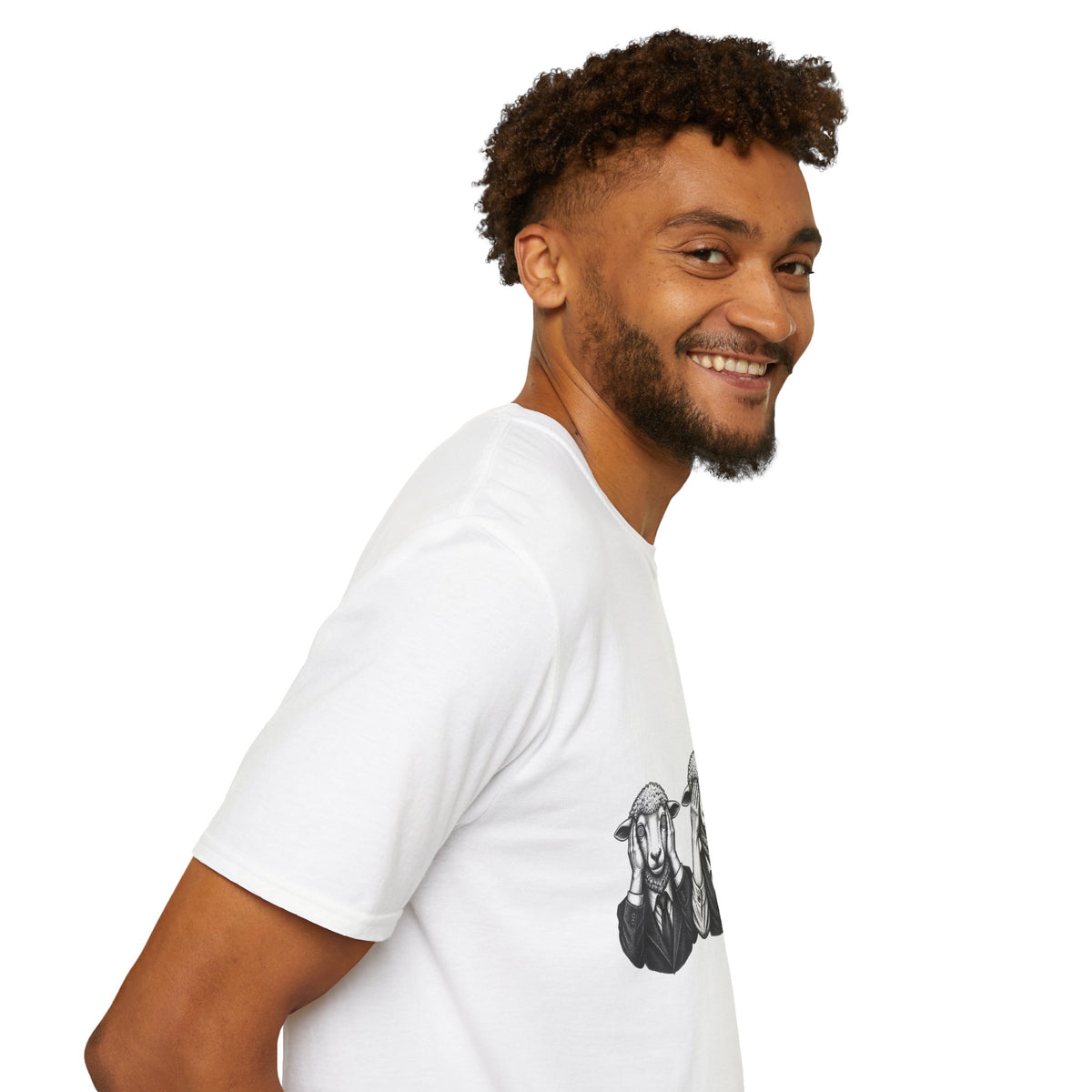 Hear No, See No, Speak No Evil Hypnotic Sheeple Truth Seeker T-Shirt