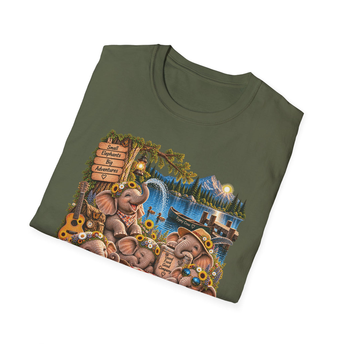 Musical Elephants Graphic Tee