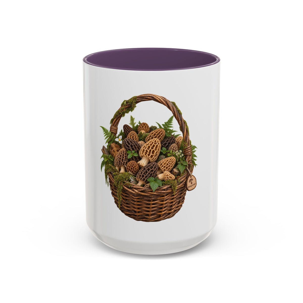 Mushroom Basket Coffee Mug (11, 15oz)