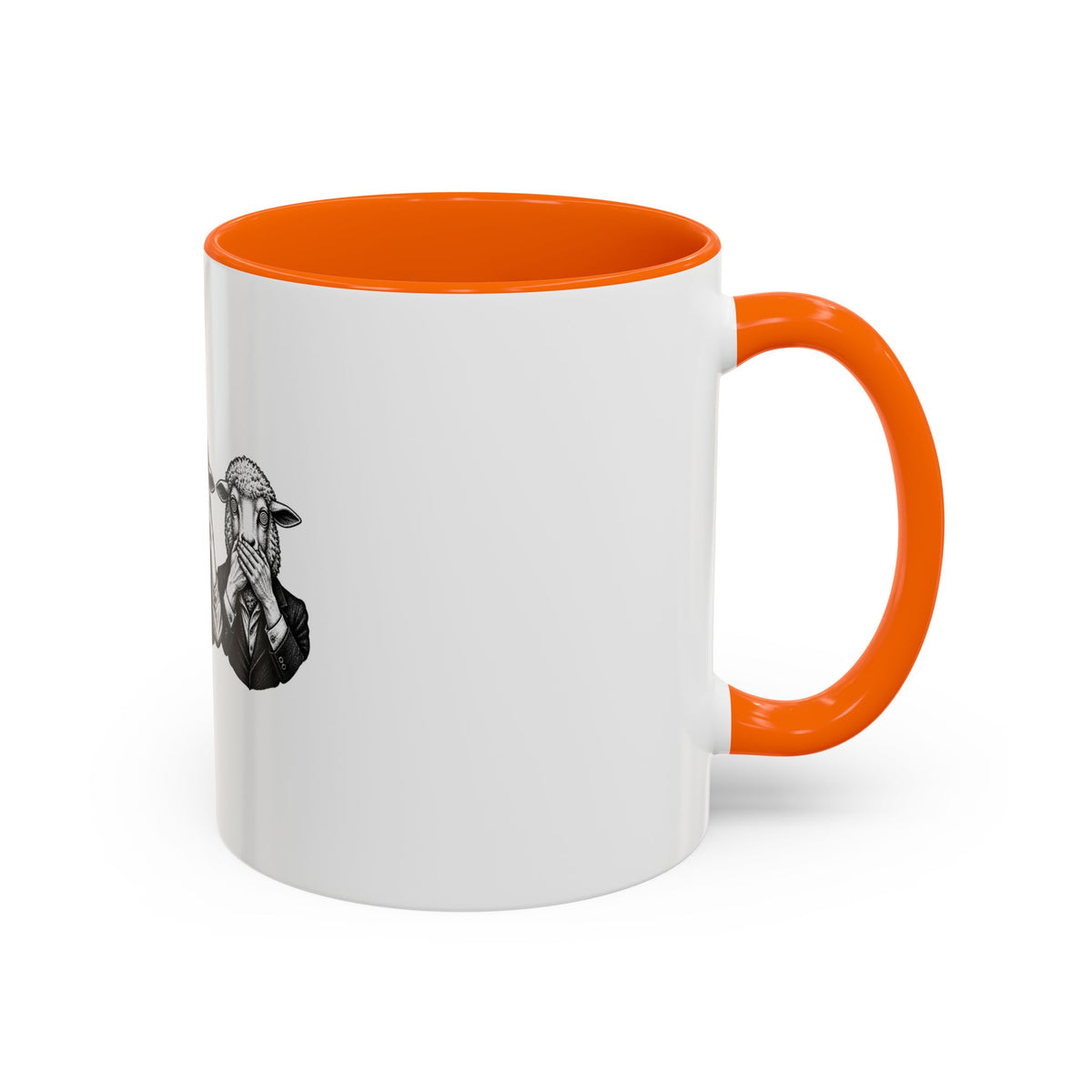 See No Evil Sheeple Coffee Mug (11or 15 oz)