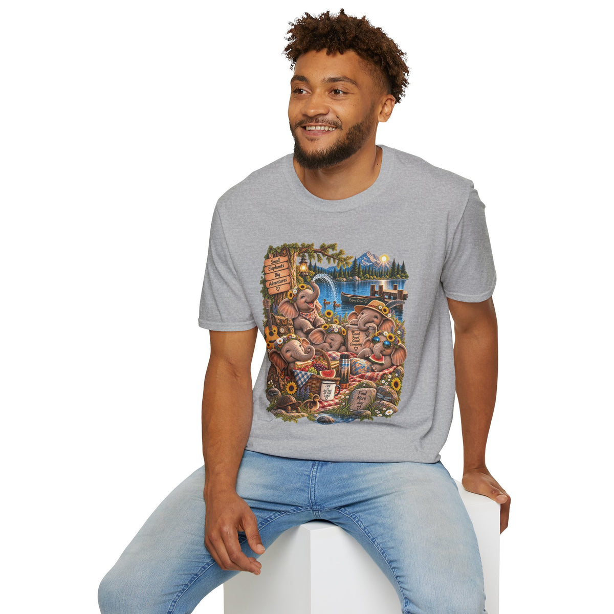 Musical Elephants Graphic Tee