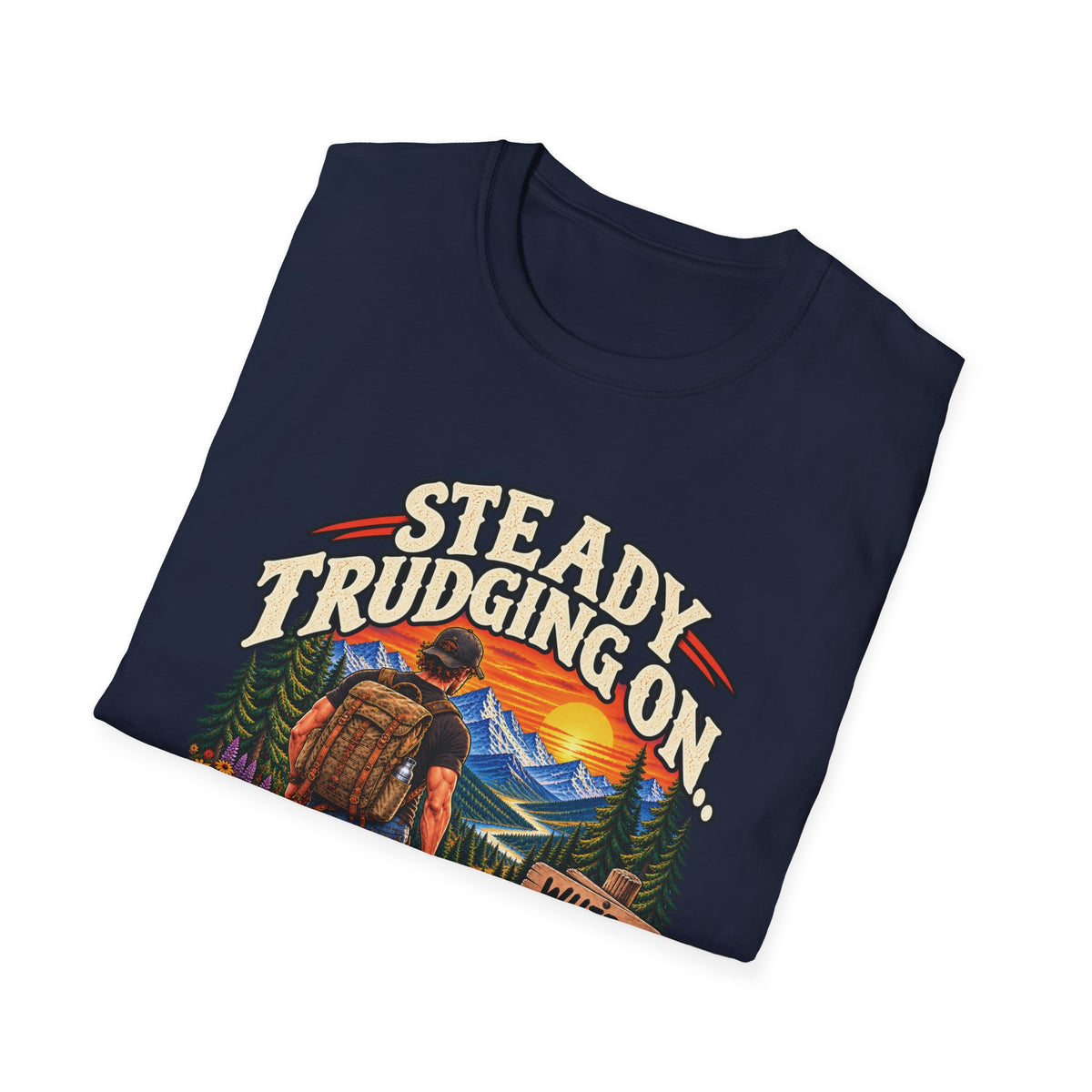 Steady Trudging On Athletic Man T-Shirt