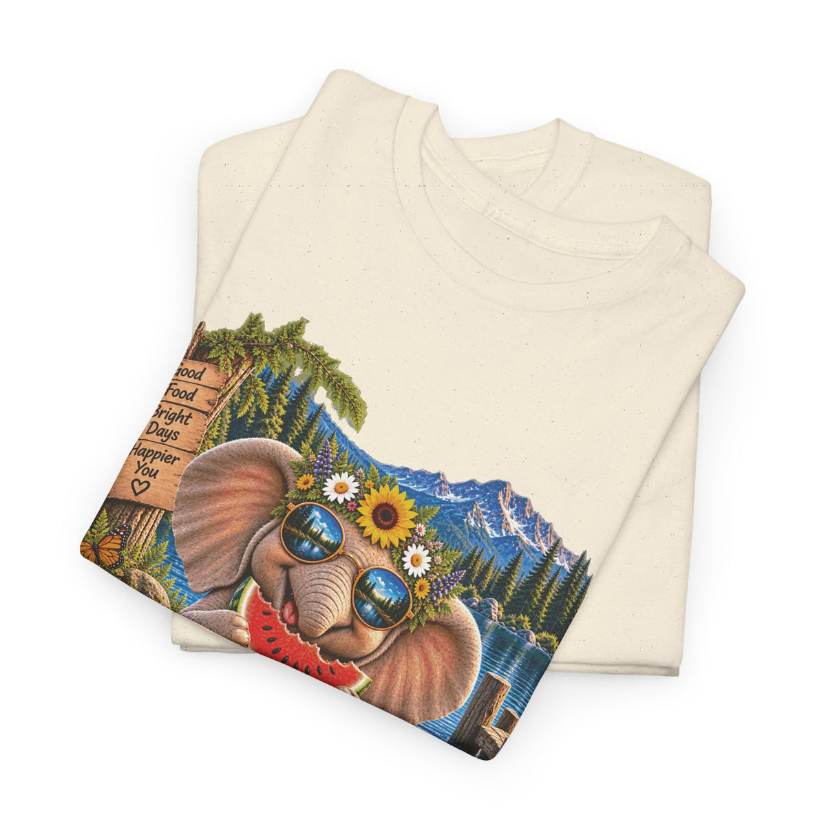 Find Your Joy Elephant T-Shirt — Cute Summer Nature Graphic Tee