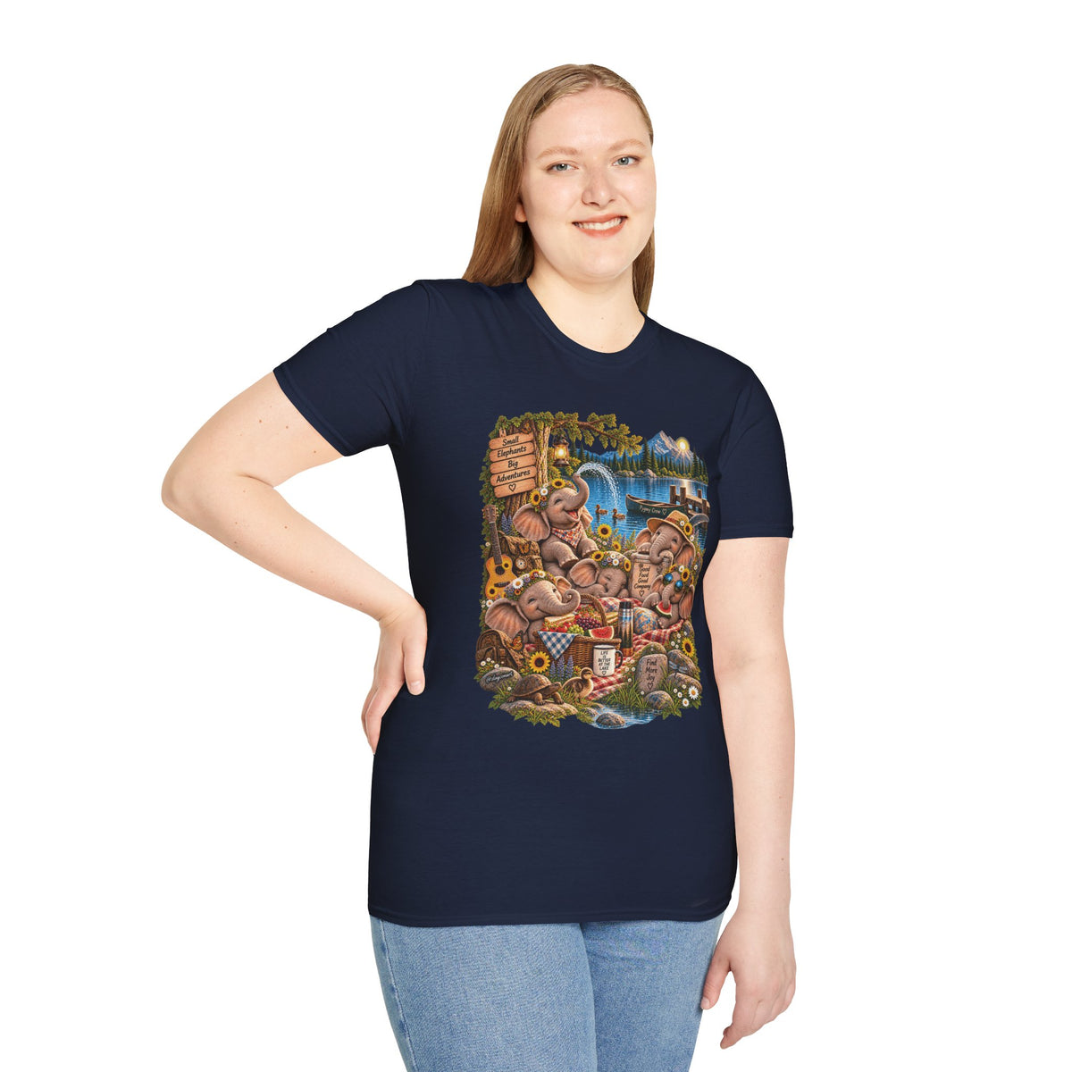 Musical Elephants Graphic Tee