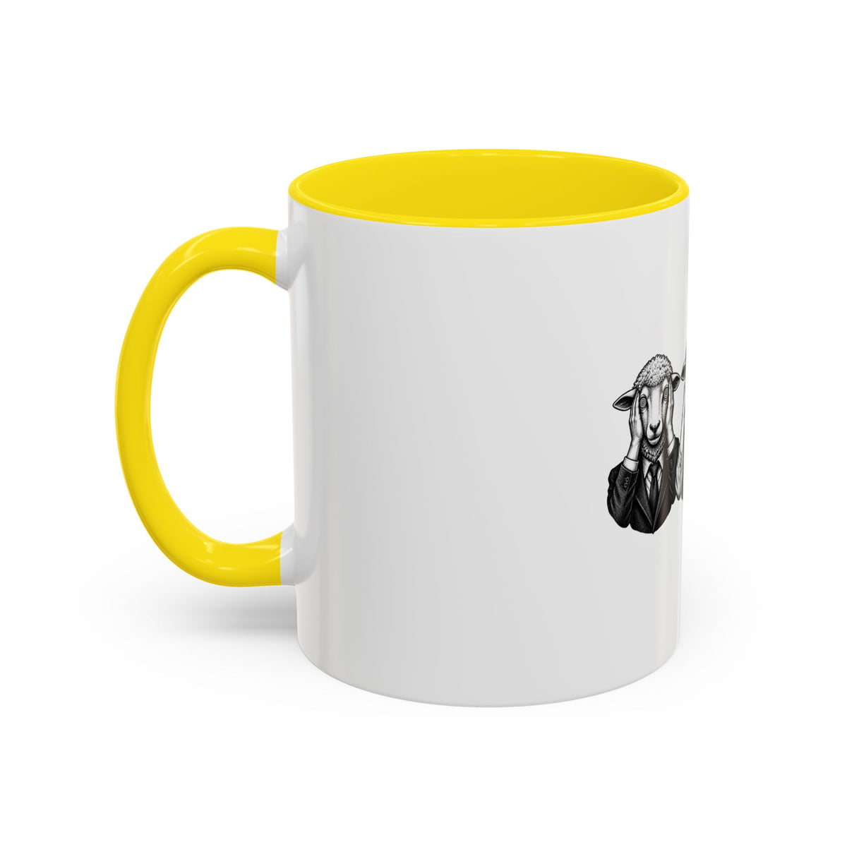 See No Evil Sheeple Coffee Mug (11or 15 oz)