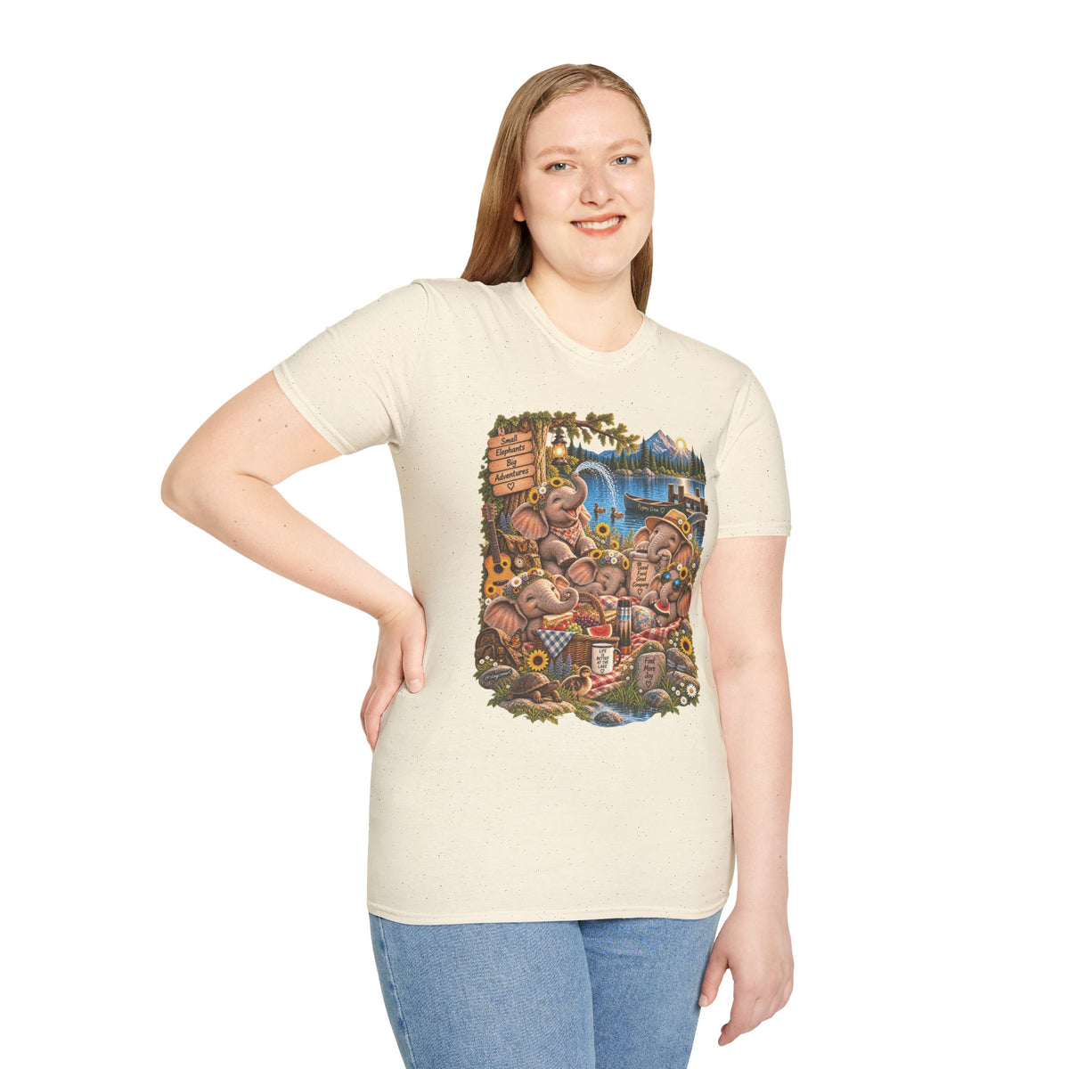 Musical Elephants Graphic Tee