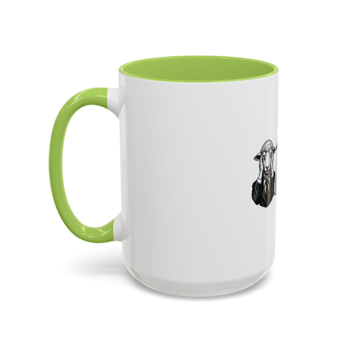 See No Evil Sheeple Coffee Mug (11or 15 oz)