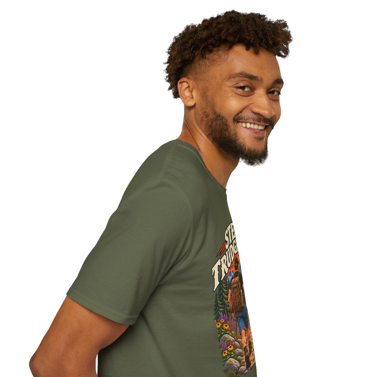 Steady Trudging On Athletic Man T-Shirt