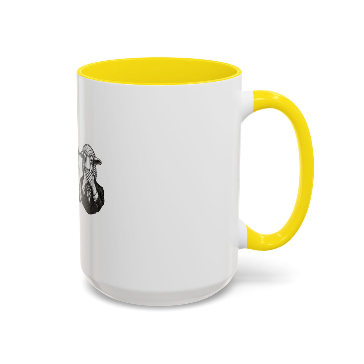 See No Evil Sheeple Coffee Mug (11or 15 oz)