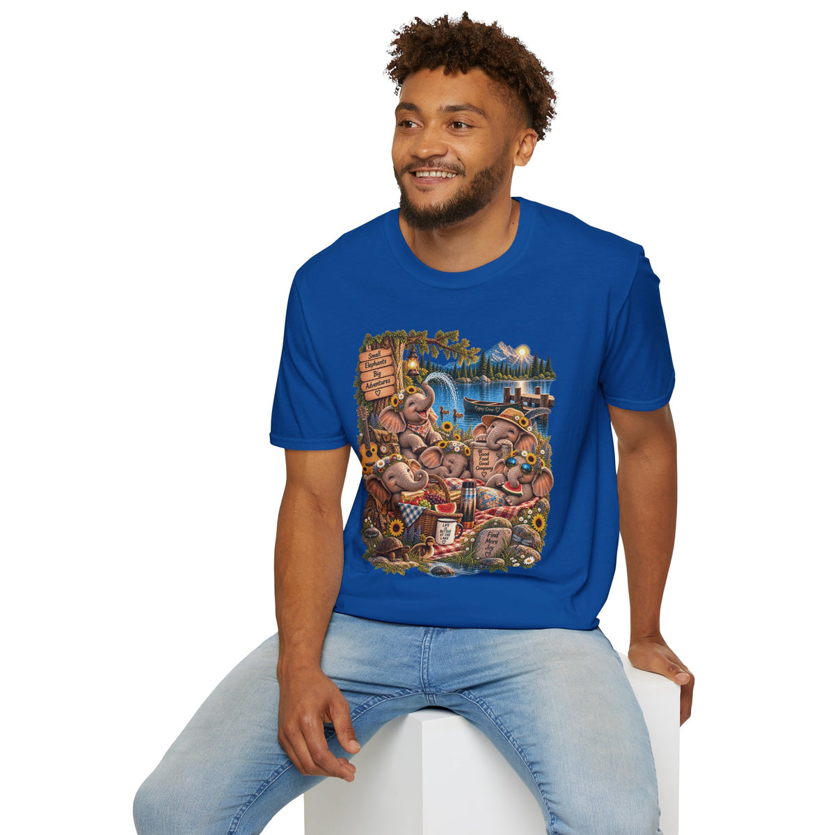 Musical Elephants Graphic Tee