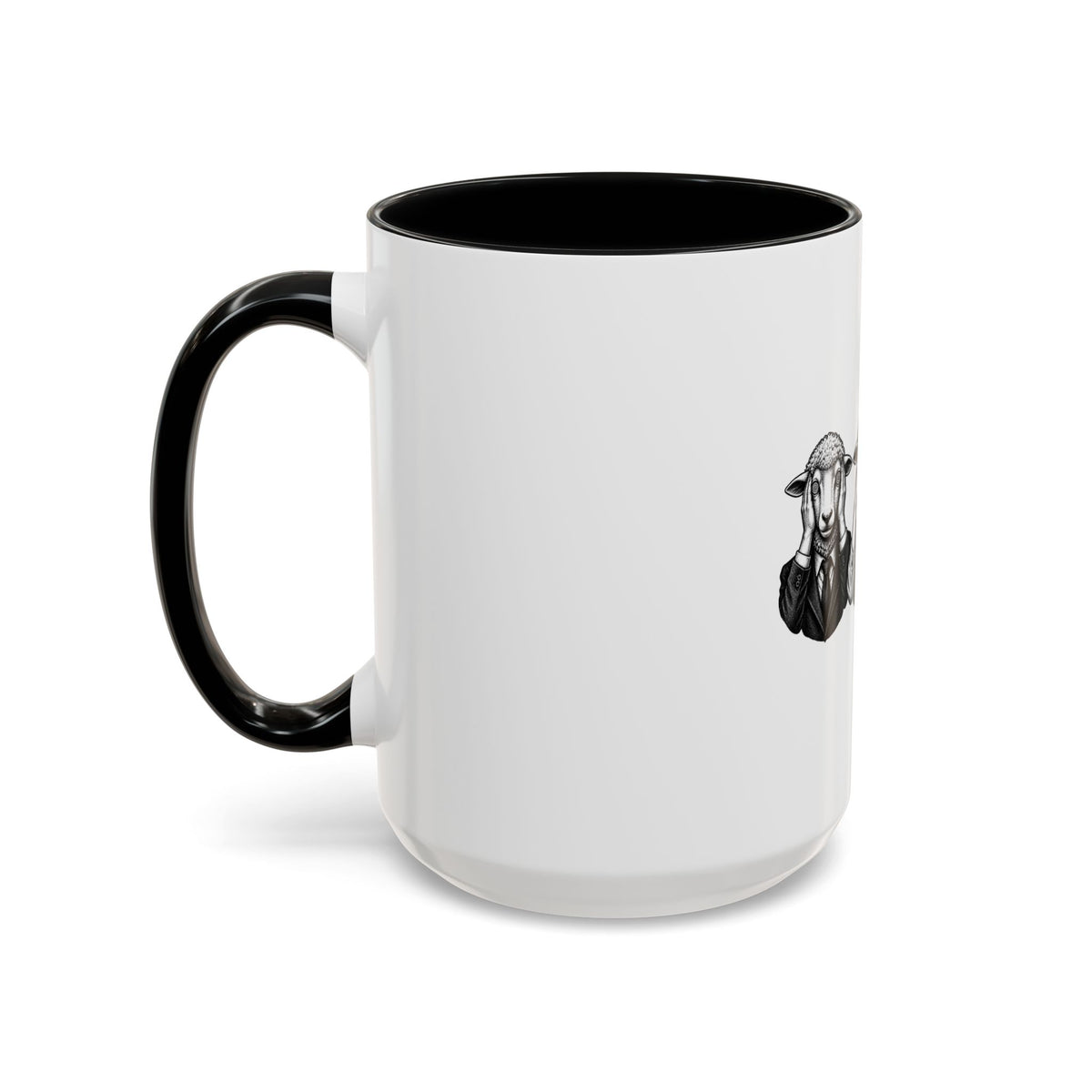 See No Evil Sheeple Coffee Mug (11or 15 oz)