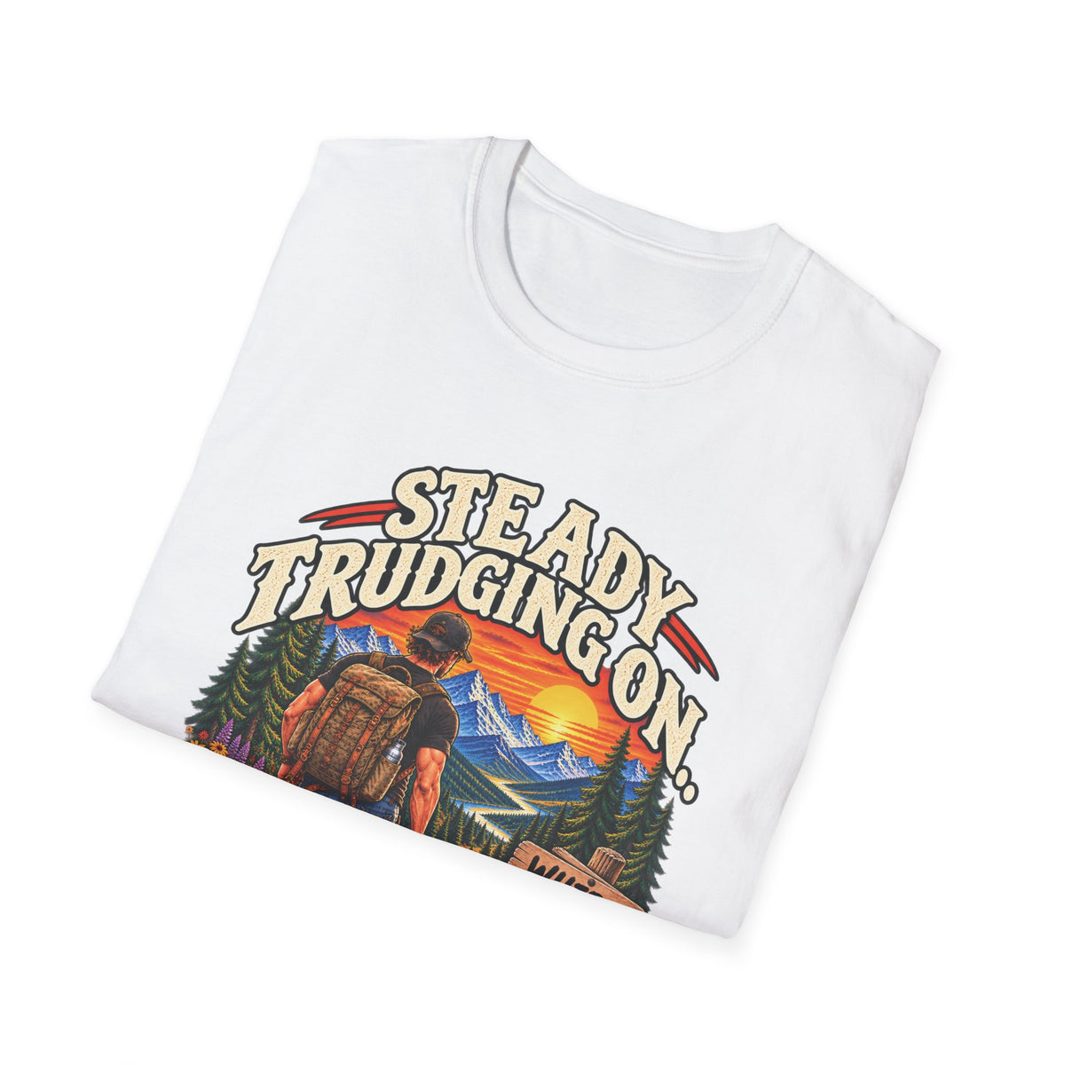 Steady Trudging On Athletic Man T-Shirt