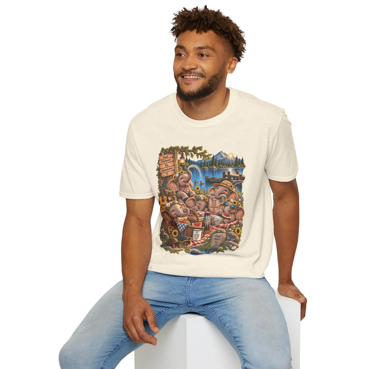 Musical Elephants Graphic Tee