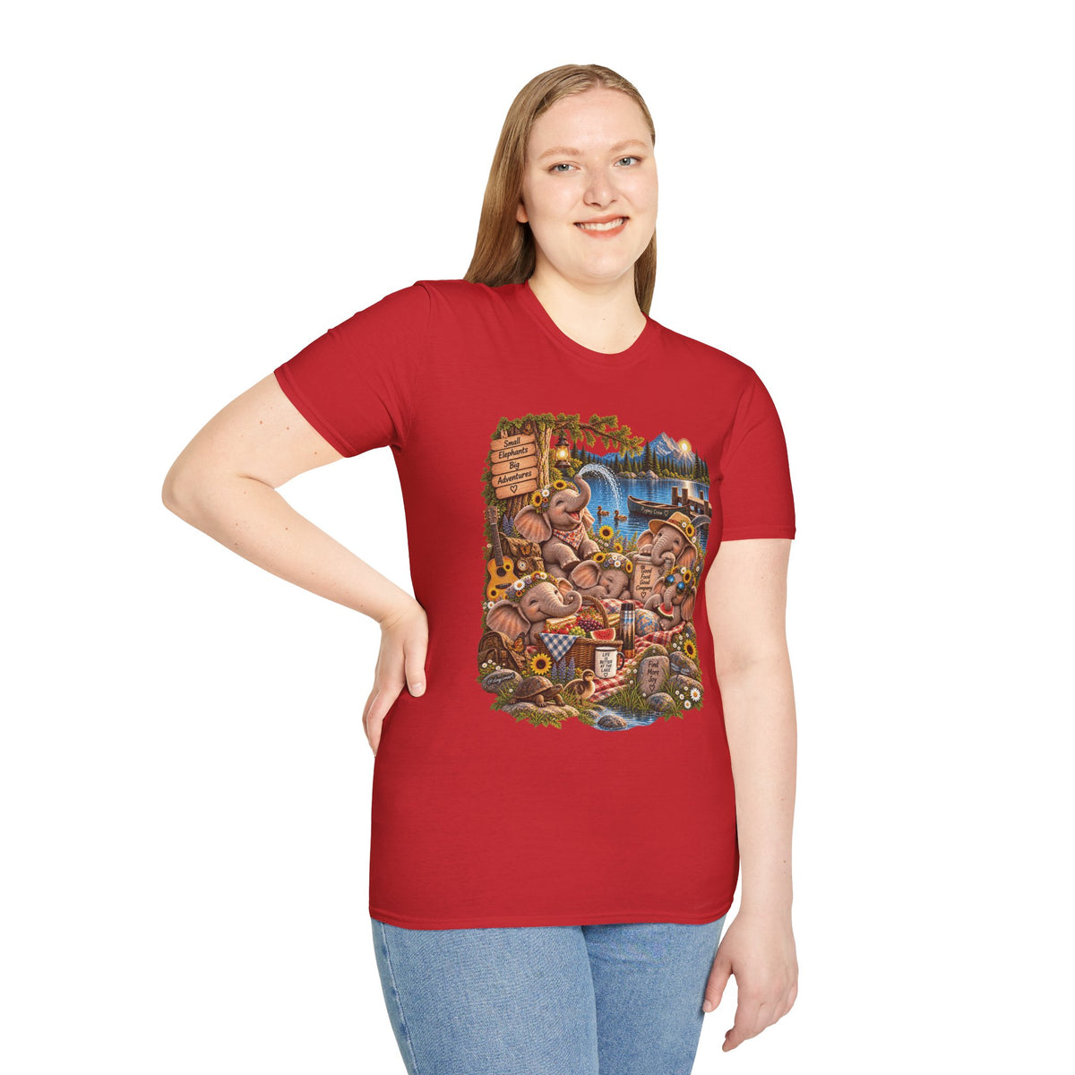 Musical Elephants Graphic Tee