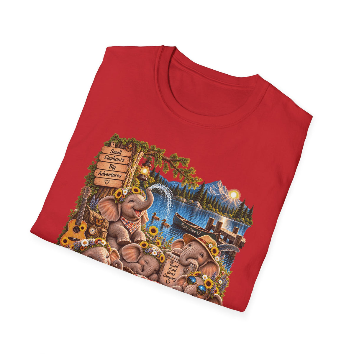 Musical Elephants Graphic Tee
