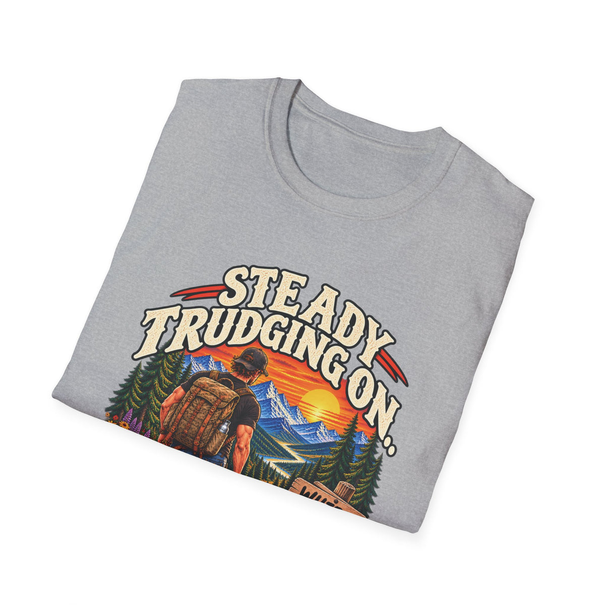 Steady Trudging On Athletic Man T-Shirt
