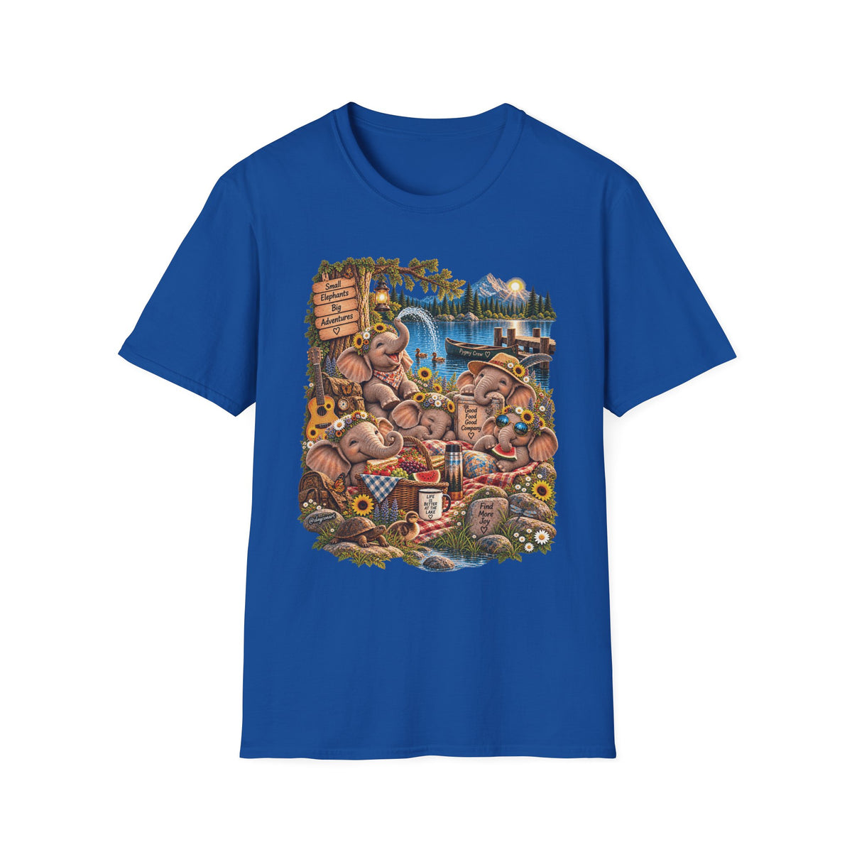 Musical Elephants Graphic Tee