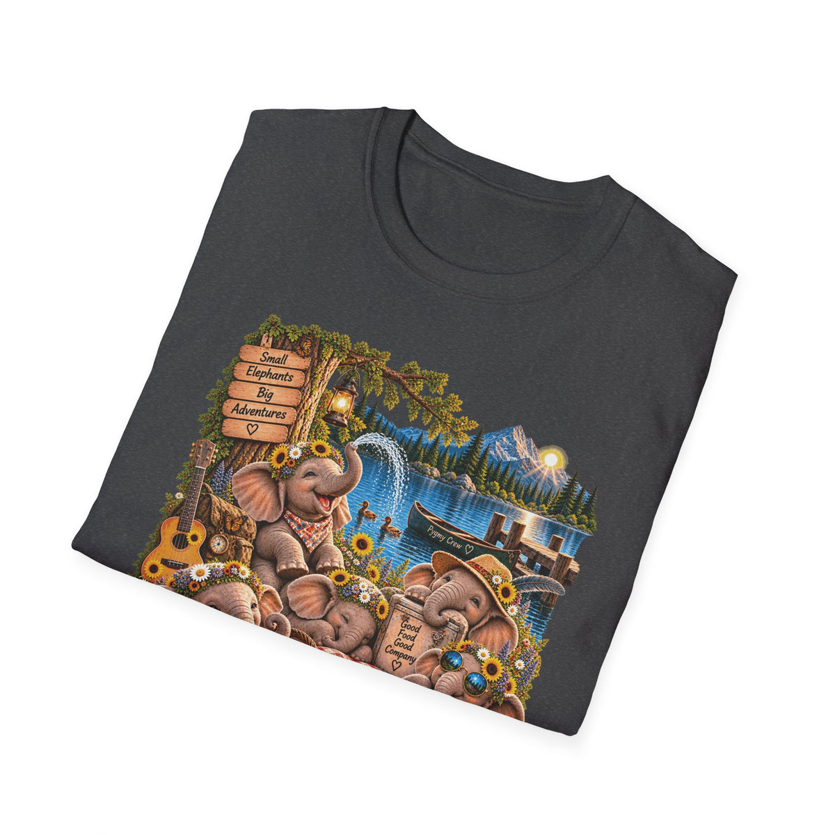 Musical Elephants Graphic Tee